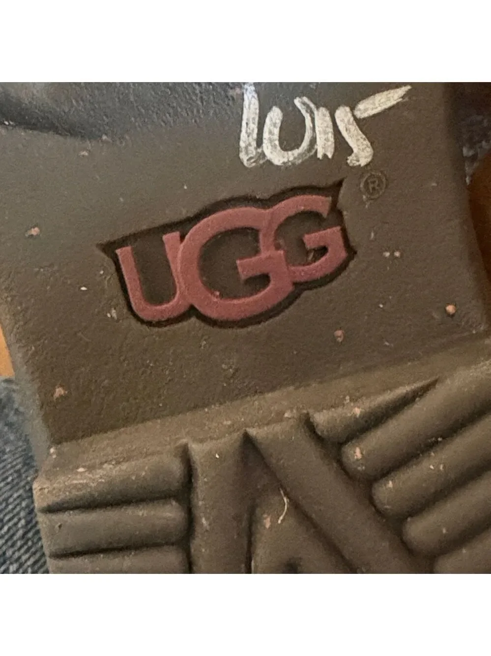 UGG Cecile Waterproof Duck Boots Sz 7.5 Fur Lined Leather Sued